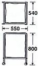 ダストカーSD（本体・袋セット）小の形状寸法